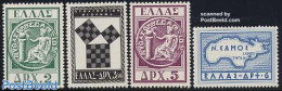Greece 1955 Pythagoras Congress 4v, Unused (hinged), Science - Various - Statistics - Maps - Money On Stamps - Nuevos