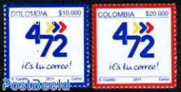 Colombia 2011 Post 2v S-a, Mint NH - Kolumbien
