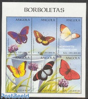 Angola 1998 Butterflies 6v M/s, Terinos Terpander, Mint NH, Nature - Butterflies - Angola