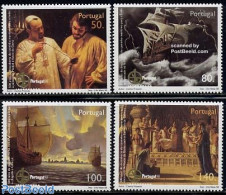 Portugal 1998 Vasco Da Gama 4v, Mint NH, History - Transport - Explorers - Ships And Boats - Nuevos