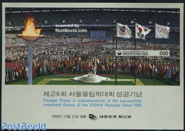 Korea, South 1988 Olympic Games Completed S/s, Mint NH, History - Sport - Flags - Olympic Games - Corea Del Sur