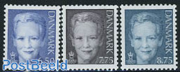 Denmark 2008 Definitives, Queen 3v, Mint NH - Unused Stamps