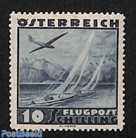 Austria 1935 10S, Stamp Out Of Set, Unused (hinged), Sport - Transport - Sport (other And Mixed) - Aircraft & Aviation.. - Ungebraucht