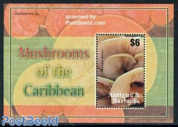 Antigua & Barbuda 2007 Mushrooms S/s, Mint NH, Nature - Mushrooms - Pilze