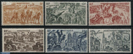 Martinique 1946 From Chad To Rhine 6v, Mint NH, History - Nature - Religion - Transport - Militarism - World War II - .. - Militaria
