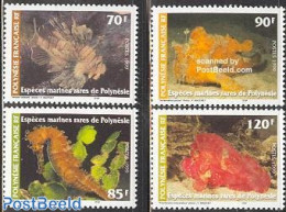 French Polynesia 1999 Rare Sea Animals 4v, Mint NH, Nature - Fish - Shells & Crustaceans - Unused Stamps