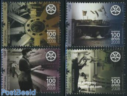 Portugal 2008 100 Years CUF 4v, Mint NH, Transport - Various - Ships And Boats - Industry - Textiles - Nuevos