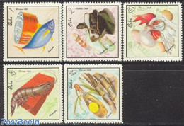 Cuba 1968 Food Industry 5v, Mint NH, Health - Nature - Food & Drink - Birds - Cattle - Fish - Poultry - Neufs