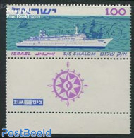 Israel 1963 SS Shalom 1v, Mint NH, Transport - Ships And Boats - Neufs (avec Tabs)