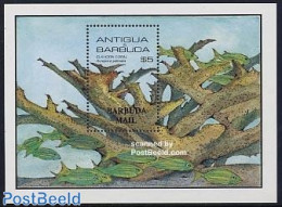 Barbuda 1985 Marine Life S/s, Mint NH, Nature - Fish - Fishes