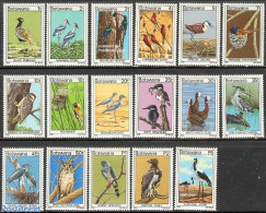 Botswana 1978 Definitives, Birds 17v, Mint NH, Nature - Birds - Botswana (1966-...)