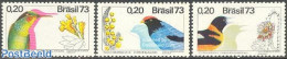 Brazil 1973 Birds & Flowers 3v, Mint NH, Nature - Birds - Flowers & Plants - Nuovi