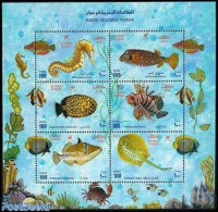Oman 2000 Fish S/s, Mint NH, Nature - Fish - Fishes