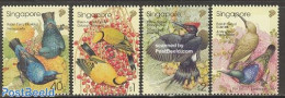 Singapore 2002 Birds 4v, Joint Issue With Malaysia, Mint NH, Nature - Various - Birds - Joint Issues - Joint Issues