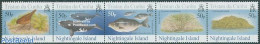 Tristan Da Cunha 2006 Nightingale Island 5v [::::], Mint NH, Nature - Birds - Fish - Sea Mammals - Fishes