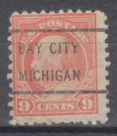 USA Precancel Vorausentwertungen Preo Locals Michigan, Bay City 1914-L-5 E, Perf. Not Perfect - Precancels