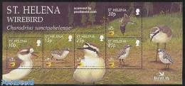 Saint Helena 2002 Bird Life S/s, Mint NH, Nature - Bird Life Org. - Birds - Sint-Helena