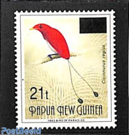 Papua New Guinea 1995 Overprint 1v 21t, (45T On Original Stamp), Mint NH, Nature - Birds - Papúa Nueva Guinea