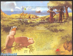Portugal 1999 Australia 99 S/s, Mint NH, History - Nature - Transport - Explorers - Animals (others & Mixed) - Birds -.. - Ongebruikt