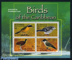 Saint Vincent & The Grenadines 2007 Birds Of The Caribbean 4v M/s, Mint NH, Nature - Birds - St.-Vincent En De Grenadines