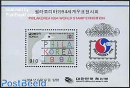 Korea, South 1994 Philakorea S/s, Mint NH, Nature - Birds - Philately - Corea Del Sur