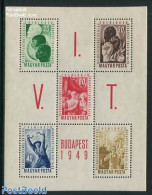 Hungary 1949 Youth Congress S/s, Mint NH - Nuovi