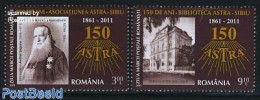 Romania 2011 ASTRA Sibiu 2v, Mint NH, Art - Libraries - Unused Stamps