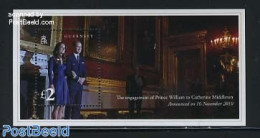 Guernsey 2011 Royal Wedding, William & Kate S/s, Mint NH, History - Kings & Queens (Royalty) - Familles Royales