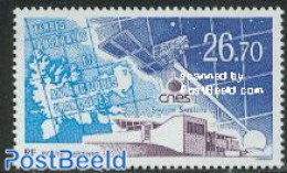 French Antarctic Territory 1994 CNES Satellite Station 1v, Mint NH, Transport - Space Exploration - Ongebruikt