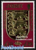 Jersey 2000 Definitive, Coat Of Arms 1v, Mint NH, History - Coat Of Arms - Jersey