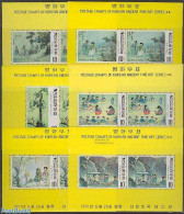 Korea, South 1971 Yi Dynasty 6 S/s, Mint NH, Performance Art - Transport - Various - Dance & Ballet - Ships And Boats .. - Danse