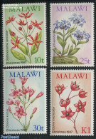Malawi 1987 Christmas, Flowers 4v, Mint NH, Nature - Religion - Flowers & Plants - Christmas - Christmas