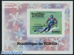 Chad 1976 Winter Olympics Winner S/s Imperforated, Mint NH, Sport - Olympic Winter Games - Skiing - Autres & Non Classés
