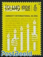 Iceland 2011 50 Years Amnesty International 1v, Mint NH, History - Various - Anti Racism - Justice - Nuovi