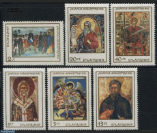 Bulgaria 1968 Rila Cloister 6v, Mint NH, Art - Paintings - Unused Stamps