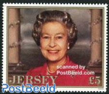 Jersey 1996 Queen Birthday 1v, Mint NH, History - Kings & Queens (Royalty) - Familles Royales