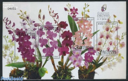 Thailand 2011 Orchids S/s, Orchid Paradise Overprint, Mint NH, Nature - Flowers & Plants - Orchids - Thaïlande