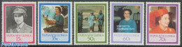 Papua New Guinea 1986 Queen Birthday 5v, Mint NH, History - Nature - Kings & Queens (Royalty) - Dogs - Royalties, Royals