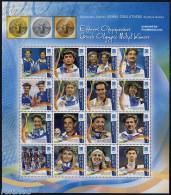 Greece 2004 Olympic Winners 16v M/s, Mint NH, Sport - Olympic Games - Neufs