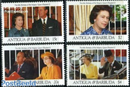 Antigua & Barbuda 1991 Queen Birthday 4v, Mint NH, History - Kings & Queens (Royalty) - Königshäuser, Adel