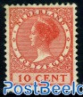 Netherlands 1924 10c, Without WM, Stamp Out Of Set, Mint NH - Ungebraucht