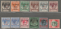 MALAYSIA - PENANG : Occupation Japonaise - N°1/12 **+* (1942) "Dai Nippon 2602 Penang" - Occupazione Giapponese