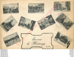 92. Souvenir De MONTROUGE .  CP Multivues . - Montrouge