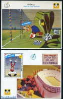 Saint Vincent 1992 How To Play Football 2 S/s, Mint NH, Sport - Football - Art - Disney - Disney