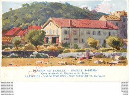 07.  LABEGUDE VALS LES BAINS .  Pension De Famille . Source Régis . - Vals Les Bains