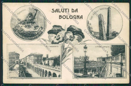 Bologna Città Saluti Da PIEGA Cartolina QQ9016 - Bologna