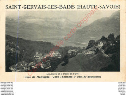 74.  SAINT GERVAIS LES BAINS .  Les Aravis Et La Plaine Du Fayet . - Saint-Gervais-les-Bains