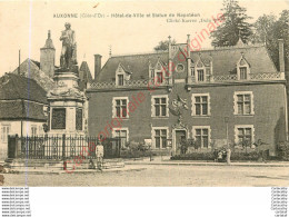 21.  AUXONNE . Hôtel De Ville Et Statue De Napoléon . - Auxonne