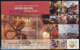 Hong Kong 2004 Tourism 5 S/s, Live It, Love It, Mint NH, Nature - Various - Horses - Fairs - Folklore - Street Life - .. - Unused Stamps