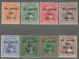MALAYSIA - PERAK : Occupation Japonaise - N°12/9 * (1942) "Dai Nippon 2602 Penang" - Occupazione Giapponese